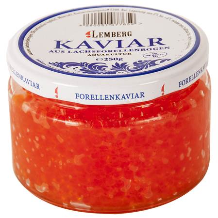 Lemberg Salmon trout caviar, aqua occult. 250g