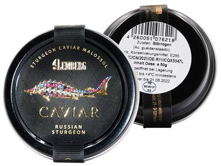 Lemberg Russian Sturgeon Caviar 50g (can)