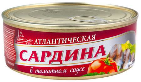 SibFisch Canned sardines in tomato sauce 200g