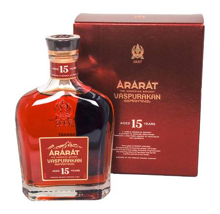 Cognac ARARAT Vaspurakan 15 ans 40% 0,5L