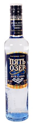 Vodka "Pyat Ozer" Special aroma of taiga herbs 0.5L 40%