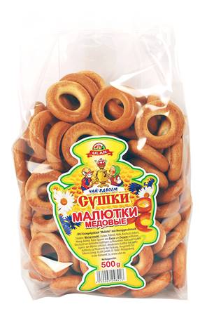 "Chai vdvoem" Dryers 500g "Malyutki" honey