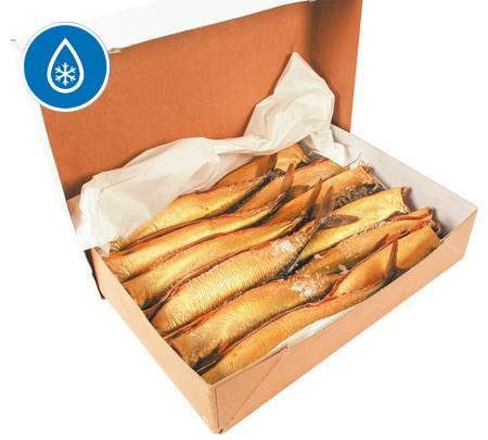 UL Mackerel, headless, cold smoked 12-14 pcs./kg