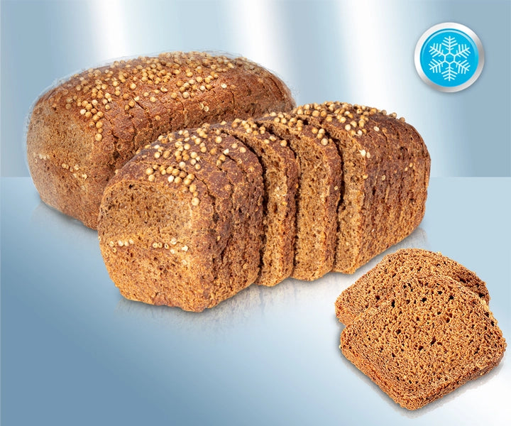 Mixed wheat bread, cut, quick-frozen