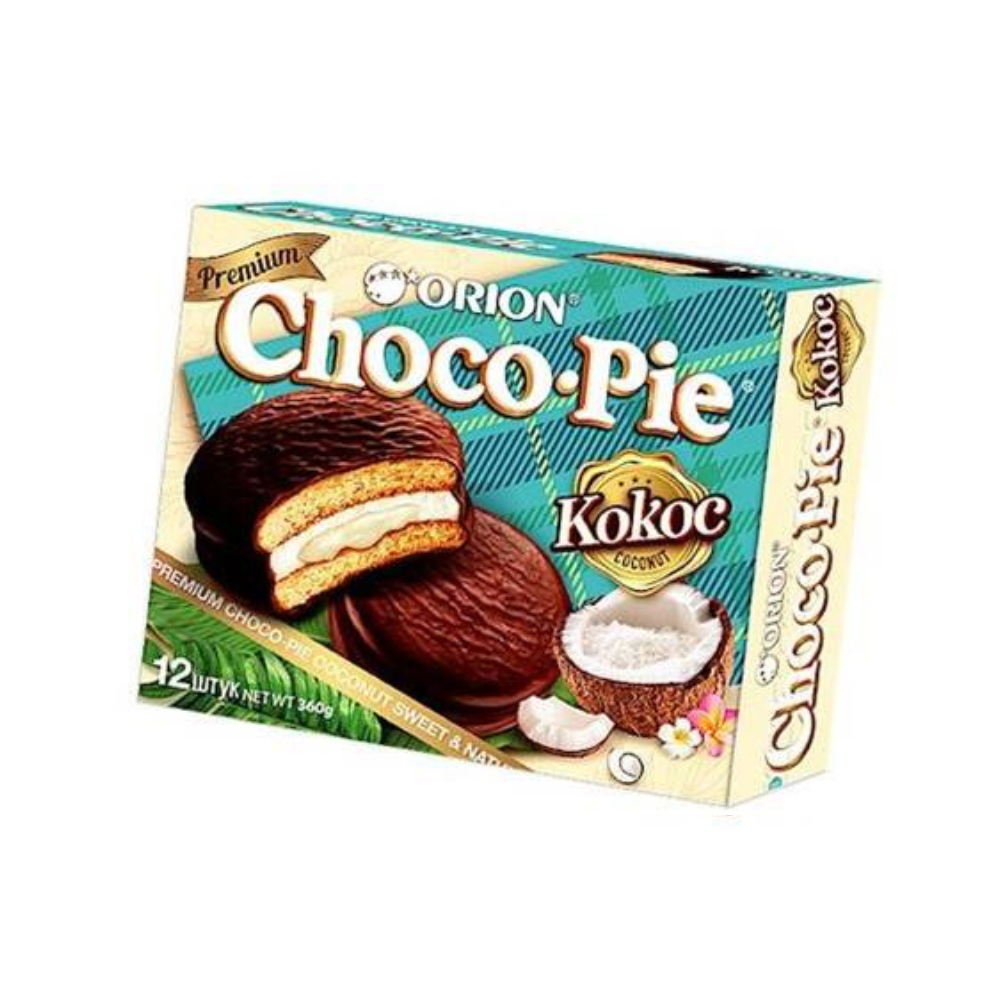 Печенье Orion Choco-Pie с кокосовой начинкой 12x30г