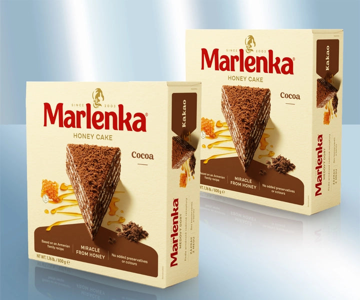 Honey cake with cocoa