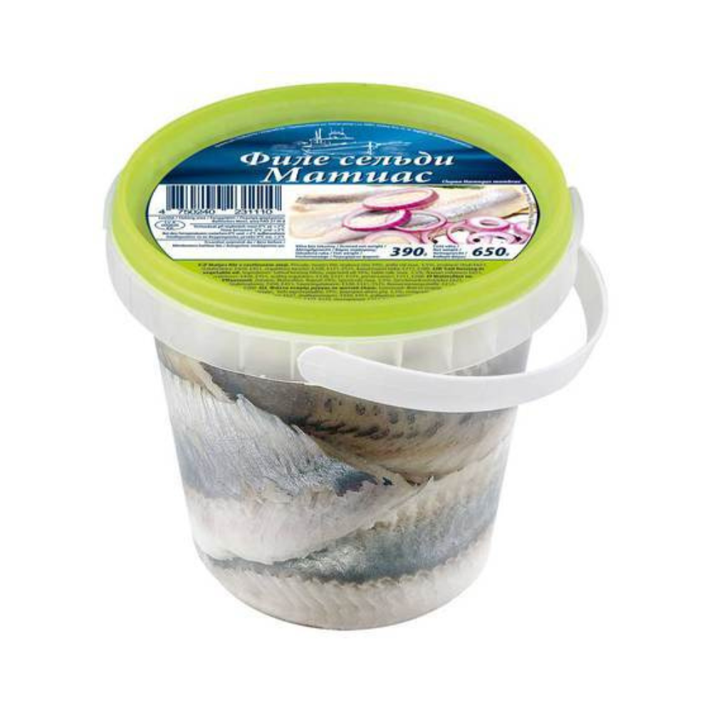 Matthias herring fillet in oil 650 ml.