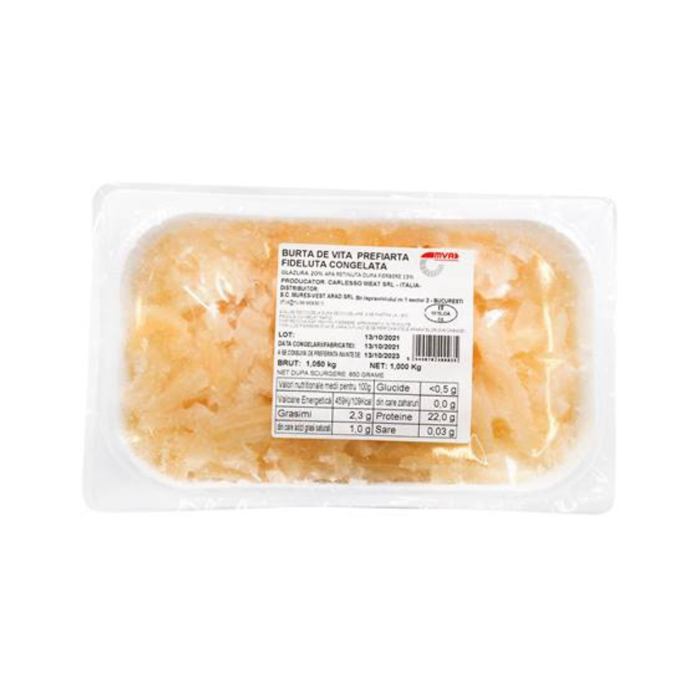 RO CrisTim Panse de bœuf, hachée surgelée 1kg