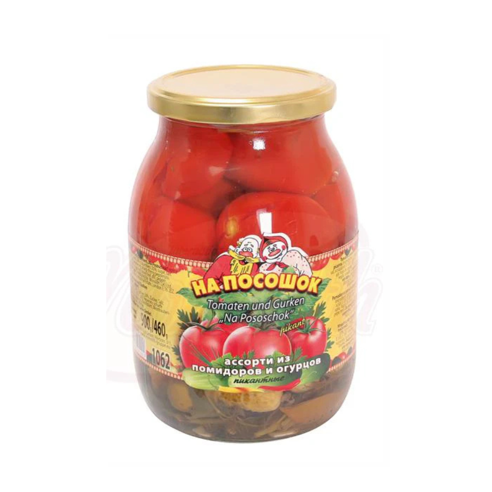 Pickled Tomatoes and Cucumbers Na Pososhok
