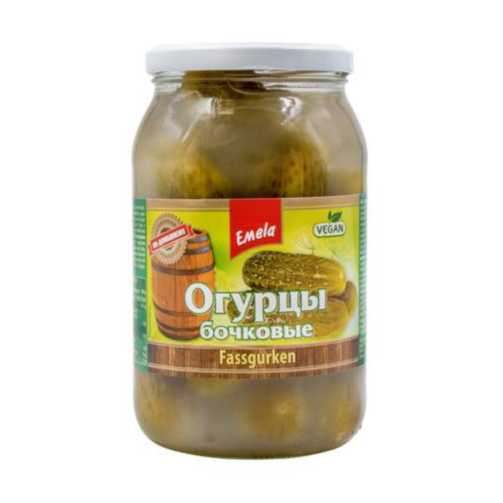 Огурцы Емеля (0,900) в бочке