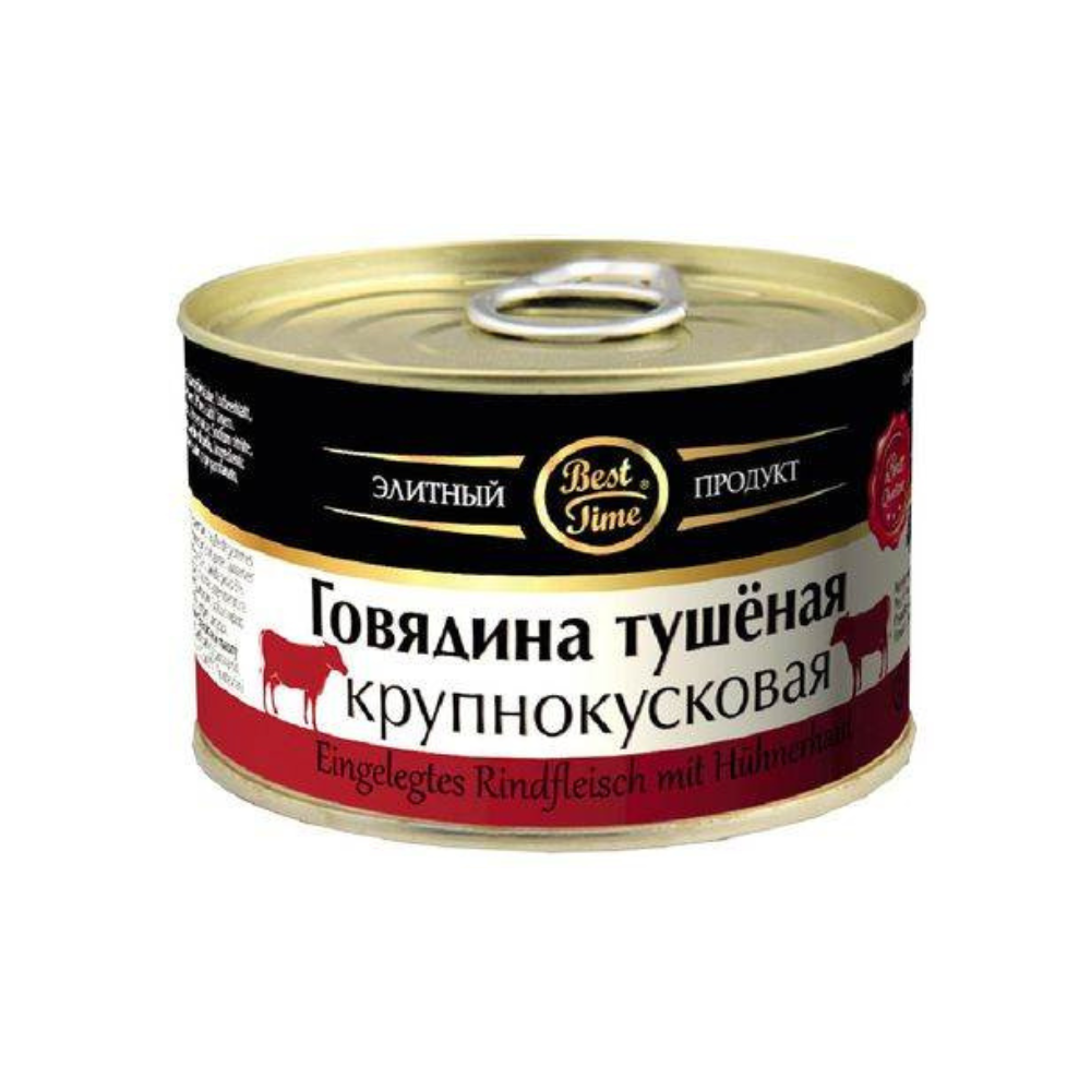 ЛУЧШЕЕ ВРЕМЯ Говяжье рагу крупными кусками 400 г