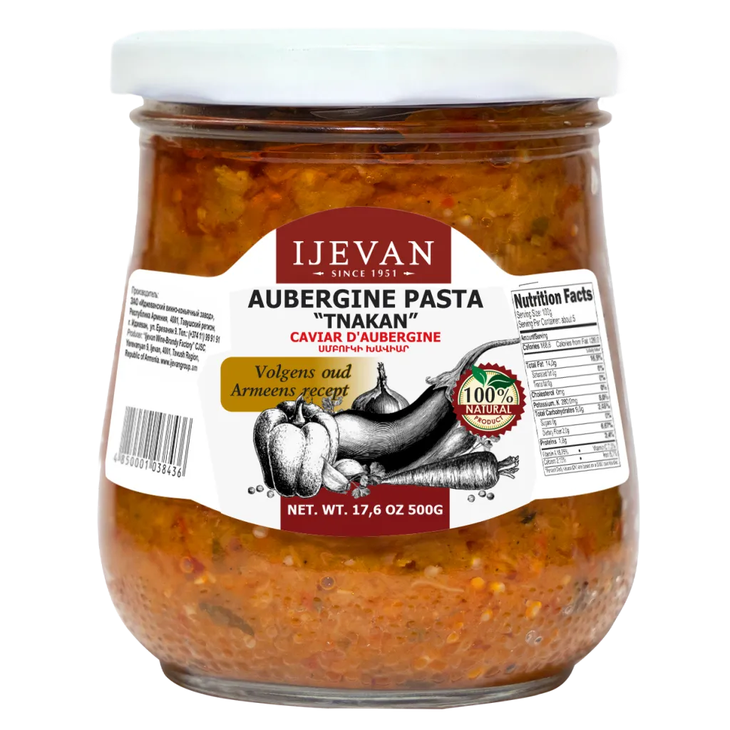 IJEVAN- Caviar d'Aubergine Tnakan 500g