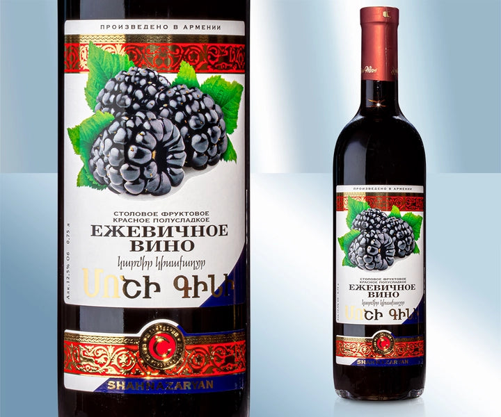 Fruit dessert wine fromblackberries, 12,5%, 750ml
