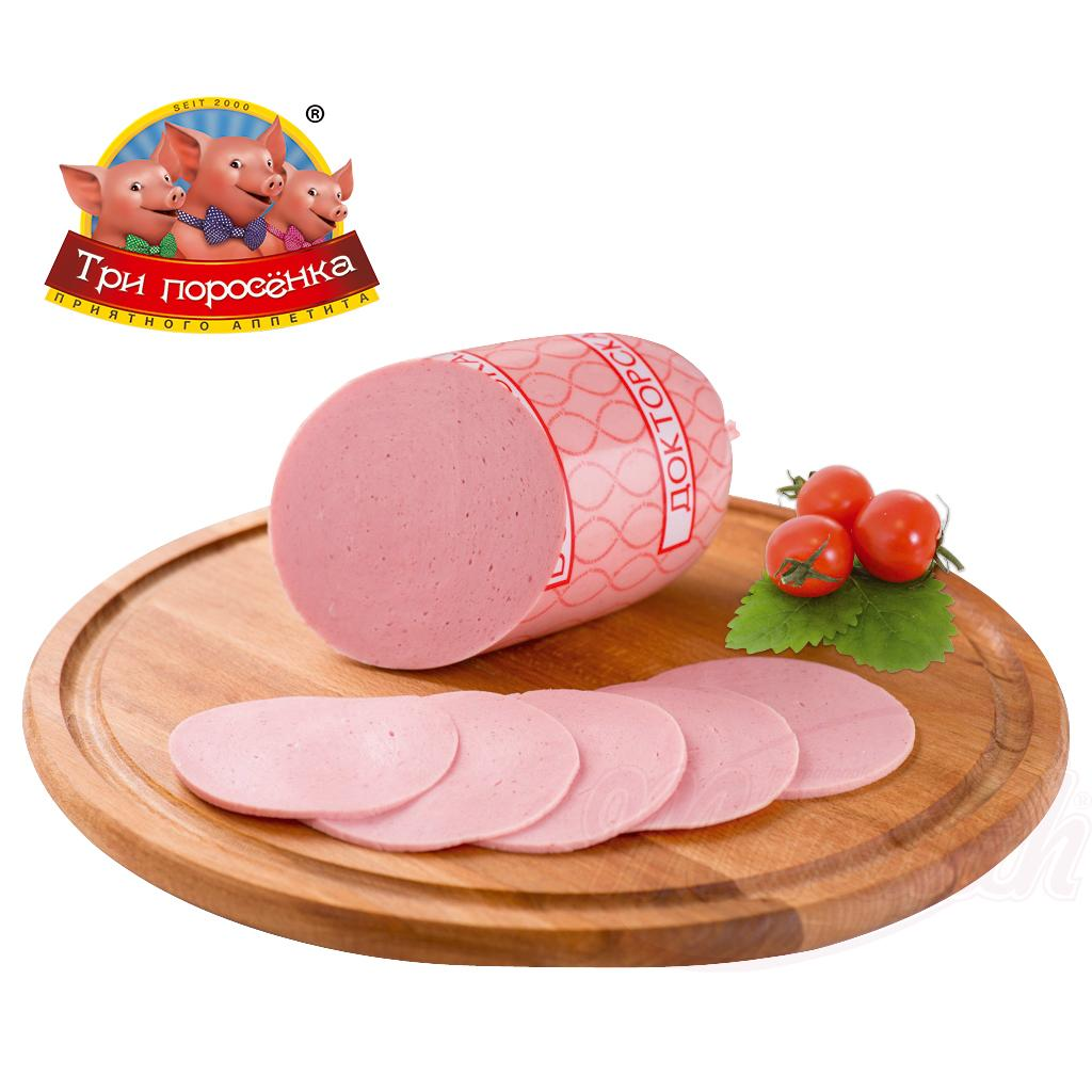 Колбаса мясная простая «Докторская» с питьевой водой и картофельным крахмалом