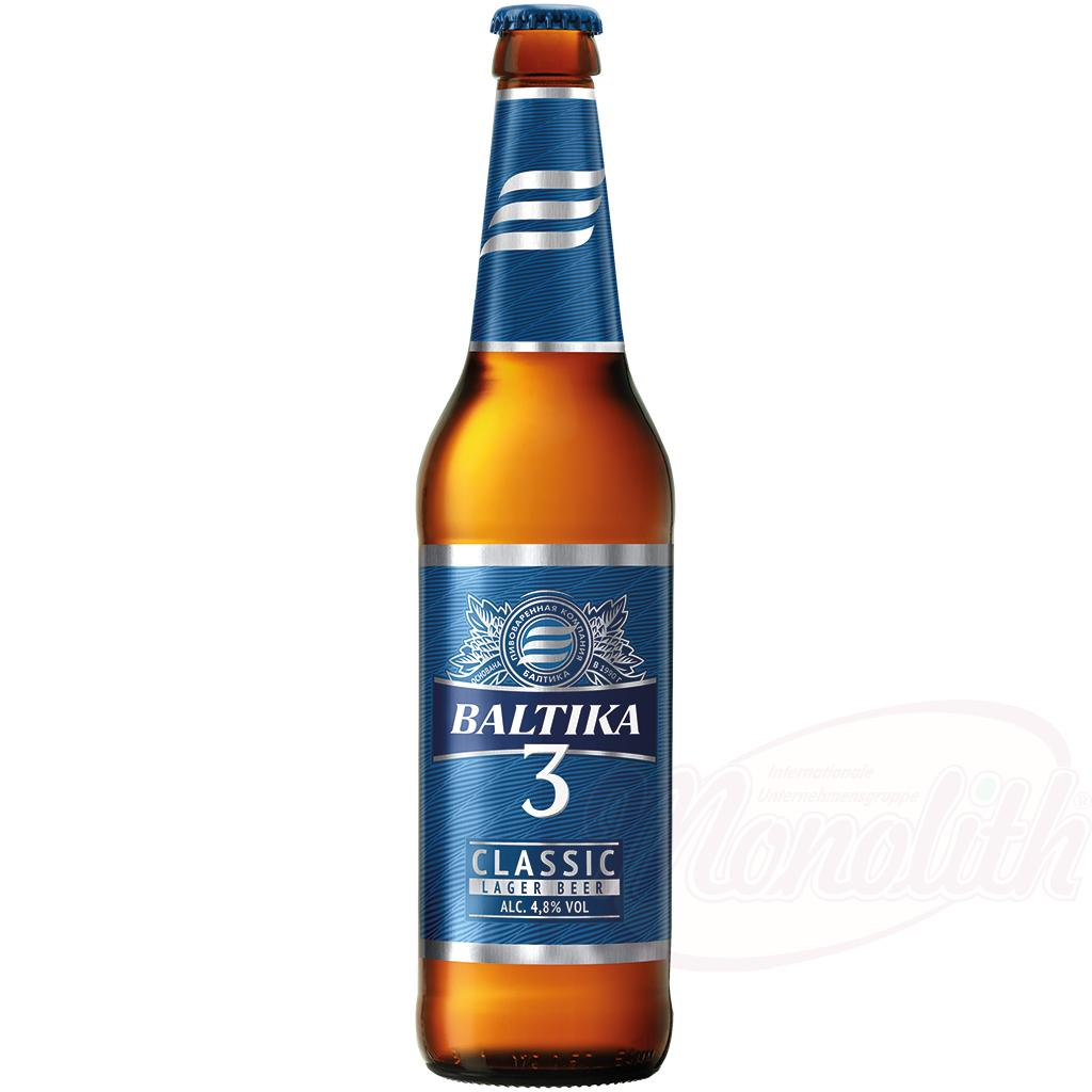 Bière "Baltika Nr.3", 4,8% vol.