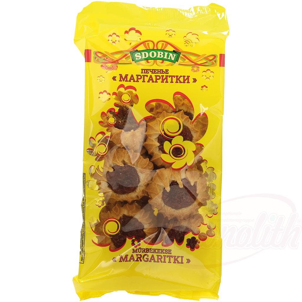 Biscuits sablés "Margaritki" avec garniture fruitée - goût cerise
