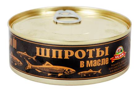 ULAN 240g "Sprats in oil" preserves
