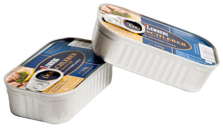 Canned cod liver 115g in its own juice