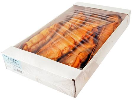 SiBERiA Hot smoked gutted salmon. kg