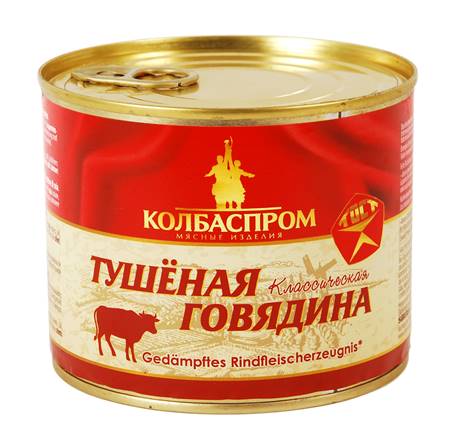Kolbasprom Ragoût de boeuf Klassik 525g