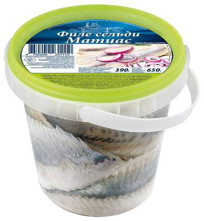 Matthias herring fillet in oil 650 ml.