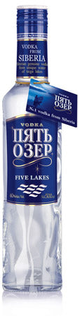 Водка "Пять Озер" 0,5л 40%