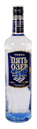 Водка "Пять Озер" 1,0л 40%