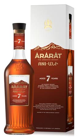 Коньяк АРАРАТ "АНИ" 7 лет 0,5л 40%.