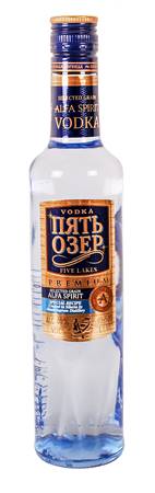 Водка "Пять Озер" Премиум Алкоголь Альфа 0,5л 40%