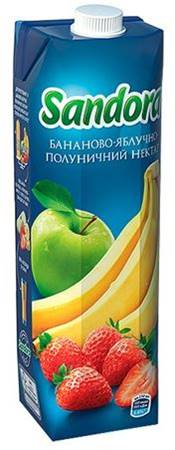 Sandora Бананово-яблочно-клубничный нектар 0,95 л T-Pack