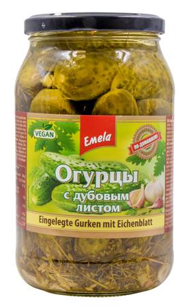 Emelya Concombres (0,900) avec feuille de chêne