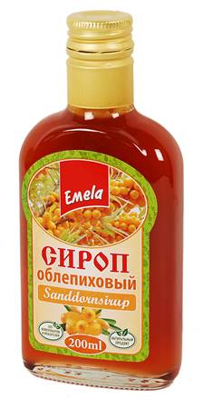 Емеля натуральный облепиховый сироп 200мл