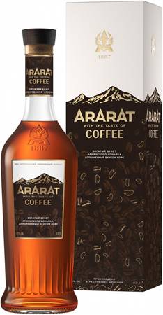 Коньяк АРАРАТ Кофе 30% 5 лет 0,5л