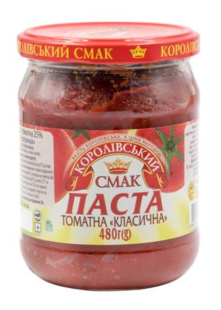 Korol.Smak Purée de tomates " Klassich." 25 % 460 g, verre
