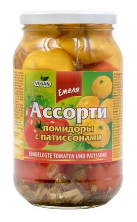 Emelya Assorti Tomates Pâtissons 900 ml