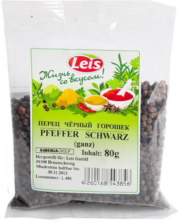 LEIS Poivre noir 80g