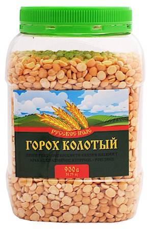 RusPole Moitiés de pois 900g en PET