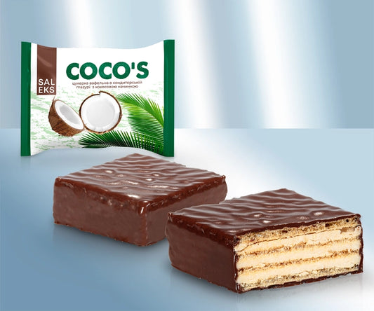 Waffle confectionery "Cocos"