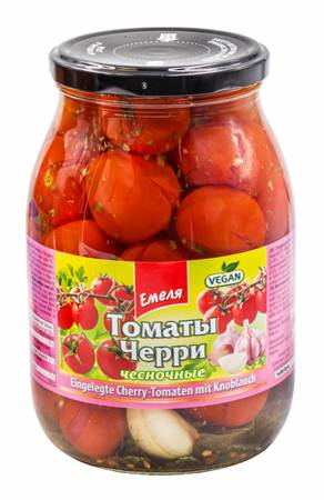 Emelya Tomates CHERRY "Domashniye" (1L) No.7 avec de l'ail