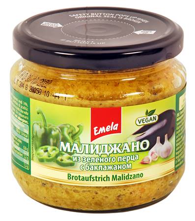 Emelya Green Ayvar Maligiano avec aubergine 380ml