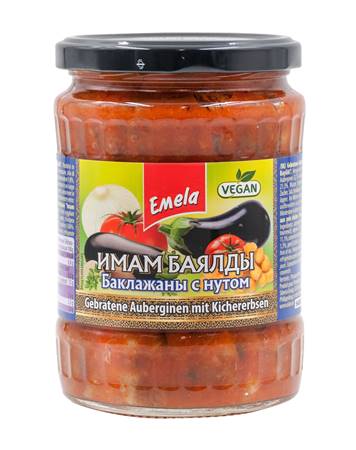 Emelya Imam bayaldy aux pois chiches 530g
