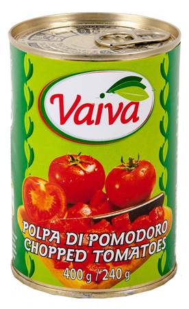 Помидоры резаные Vaiva 400г