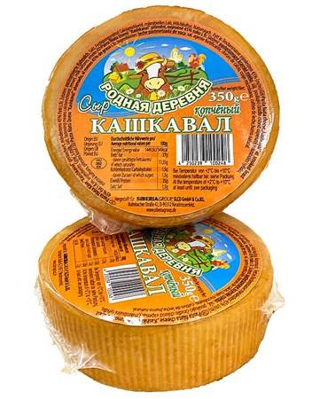 Rodnaya Derevnya Suluguni Cheese round smoked 45%350g