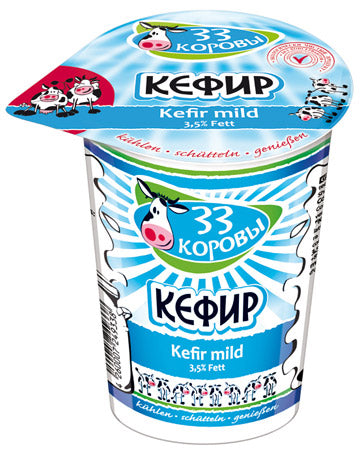 "33 Korovy" Kefir 500 ml 3,5% Fett