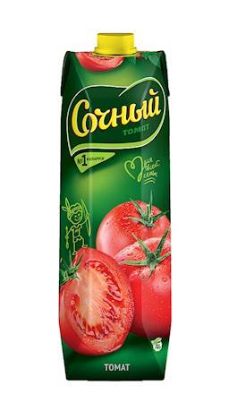 Сок томатный "Сочный" 1л