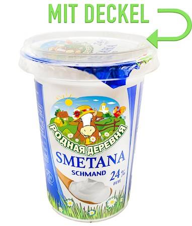Rodnaya Derevnya crème fraîche 24% 375g