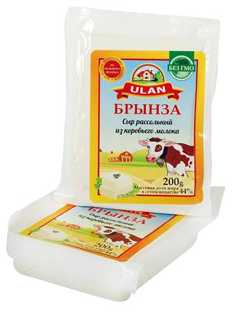 Ulan Bryndza de lait de vache 44% de matières grasses. 200g