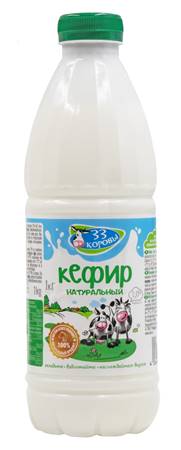 33 Korovy Kéfir 1 L PET 2 %