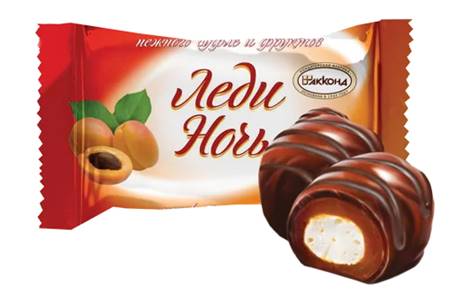 "Ledi Noch" avec abricots AK (chocolat)