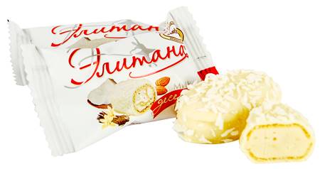 Dessert " Elitana " mini aux amandes et noix de coco AK